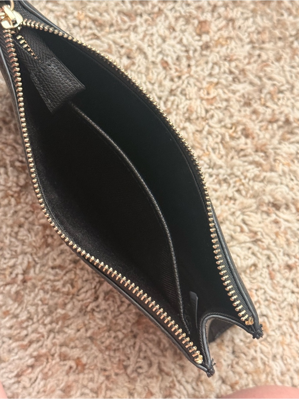 Ted Baker Black Woven Wristlet with Gold Logo - Picture 6 of 8